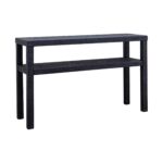 Gia Raffia Wrapped Solid Wood Console Table - Image 2