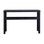 Gia Raffia Wrapped Solid Wood Console Table - Image 4