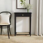 Lila Fluted Leg Solid Wood Console Table - Image 8