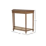 Hazel Demilune Solid Wood Console Table - Image 11