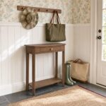 Charlotte Bayur Wood Console Table with Storage Drawer - Image 12