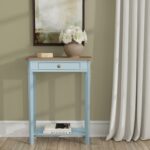 Charlotte Bayur Wood Console Table with Storage Drawer - Image 14