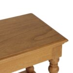 Elanor Turned Leg Console Table With Two Shelves - Image 7
