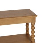 Elanor Turned Leg Console Table With Two Shelves - Image 8