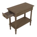 Marisol Solid Wood Side Table with Shelf - Image 6