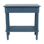 Marisol Solid Wood Side Table with Shelf - Image 13