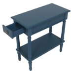 Marisol Solid Wood Side Table with Shelf - Image 14