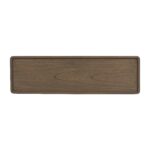 Asura Bayur Wood Console Table with Woven Rush Shelf - Image 5