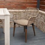 Claude Woven Rattan Outdoor Accent Chair