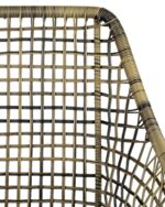 Claude Woven Rattan Outdoor Accent Chair - Image 5