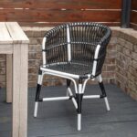 Martina Woven Rattan Outdoor Occasional Chair - Image 2
