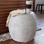 Melrose Metal Drum Accent Side Table - Image 2