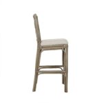Stacie Rattan Lattice Back Stool - Image 20