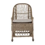 Bayside Handwoven Raffia Accent Chair - Image 5