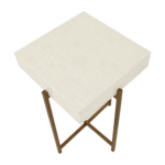 Adela Box-Style Solid Wood Side Table - Image 8