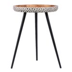 Jada Bone Inlay Accent Side Table - Image 3