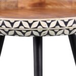 Jada Bone Inlay Accent Side Table - Image 4