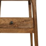 Kit Solid Mango Wood 1-Drawer Storage Side Table - Image 6