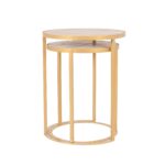 August Solid Wood Nesting Tables, Set of 2 - Image 3
