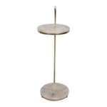 Ava Agate Stone Martini Accent Table - Image 4
