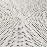 Betty Skirted Handwoven Rattan Accent Table - Image 9