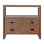 Ezra Solid Wood 2-Drawer Nightstand - Image 3