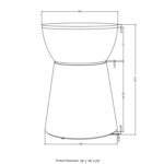 Cinched Drum Solid Mango Wood Side Table - Image 7