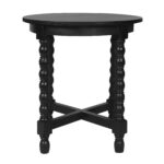 Adair Solid Wood Bobbin Turned-Leg Accent Side Table - Image 4