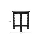 Adair Solid Wood Bobbin Turned-Leg Accent Side Table - Image 24