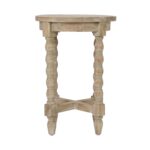 Adair Solid Wood Bobbin Turned-Leg Accent Side Table - Image 18