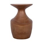 Allura Asymmetrical Solid Munggur Wood Side Table - Image 3