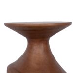 Allura Asymmetrical Solid Munggur Wood Side Table - Image 5