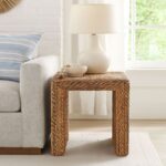 Soren Rectangular Braided Seagrass Side Table