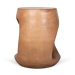 Esme Cut-Out Solid Munggur Wood Side Table - Image 5