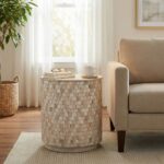 Fulton Teak Storage Accent Table - Image 2