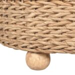 Delilah Round Woven Storage Side Table - Image 7