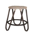 Alana Handwoven Rattan Side Table