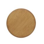 Elanor Round Turned Leg Side Table With Shelf - Image 4