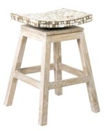 Lawson Solid Wood and Coconut Shell Counter Stool - Image 2