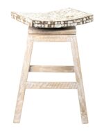 Lawson Solid Wood and Coconut Shell Counter Stool - Image 3