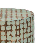 Mila Round Recycled Coconut Shell Accent Table - Image 10