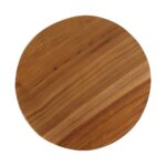 Lorena Round Solid Teak Wood Accent Table - Image 5