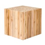 Harper Solid Teak Block Accent Side Table