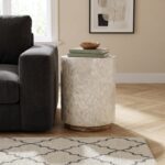 Tasi Capiz Shell Drum Accent Table - Image 2