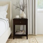 Wright Solid Wood 1-Drawer Nightstand - Image 9