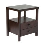 Westwood Solid Acacia Wood 2-Drawer Nightstand - Image 7