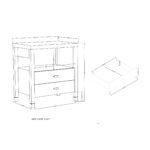 Hooper Solid Wood 2-Drawer Side Table - Image 10