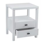 Westwood Solid Acacia Wood 2-Drawer Nightstand - Image 6