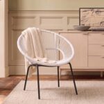 Marella Handwoven Rattan Accent Chair - Image 6