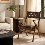 Sahara Handwoven Rattan Accent Chair - Image 2
